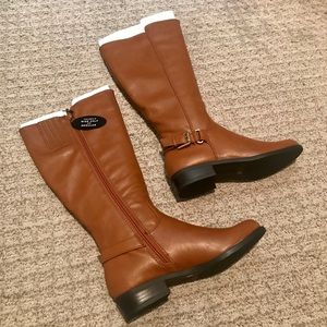 Women’s Alfani WIDE CALF Leather Riding Boot